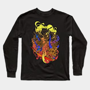 Skull x Birds Long Sleeve T-Shirt